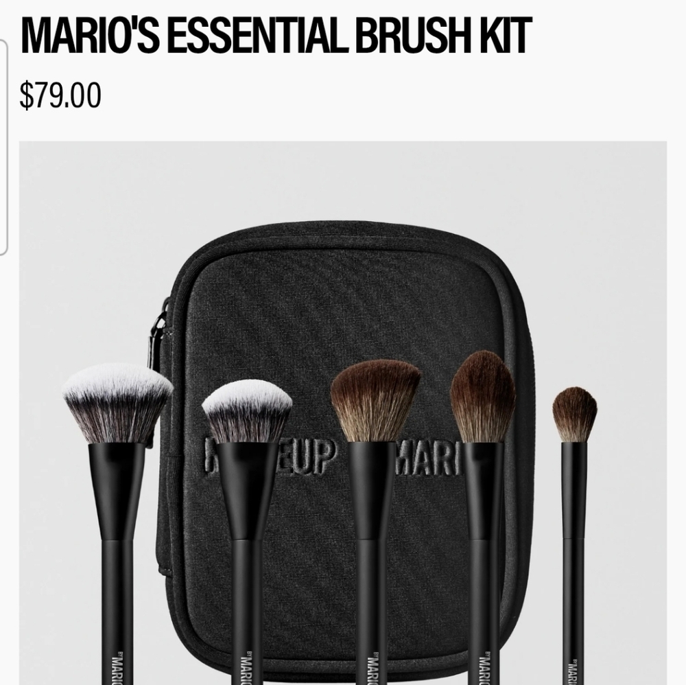 Makeup By Mario Brush Set - Black